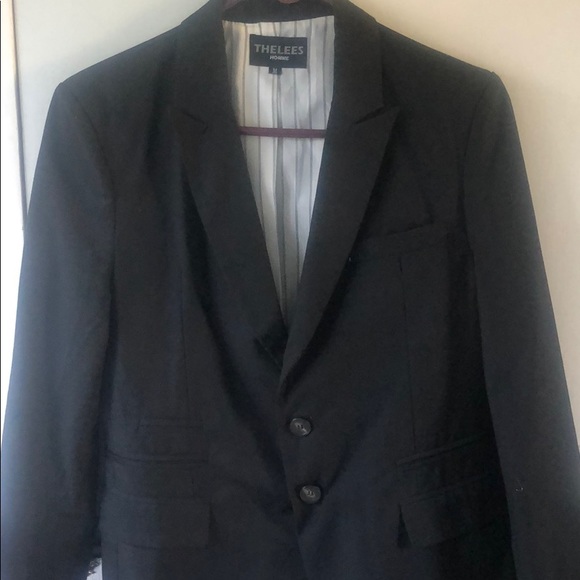Black Thelees Sports coat | Blazer | Suit jacket - Picture 1 of 2